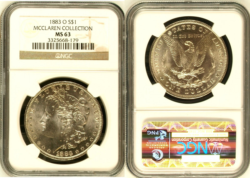 NGC MS-63; KM# 110; Mintmark: 'O' - New Orlean