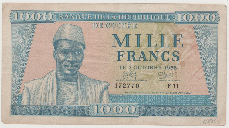 Guinea - 1000 Francs - 1958 - Pick-9