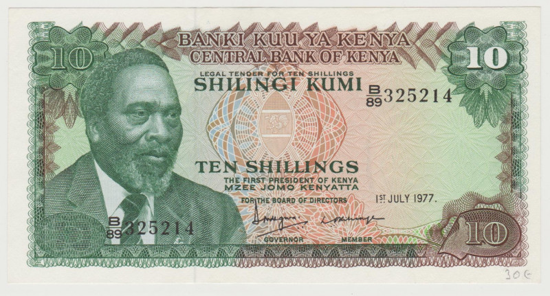 Kenya - 10 Shillings - 1977 - Pick-12c