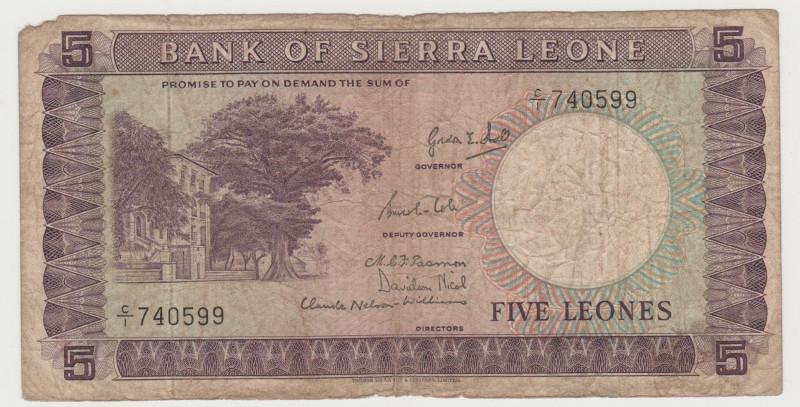 Sierra Leone - 5 Leones -1964 - Pick-3