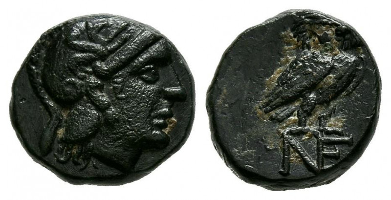 AEOLIS, Neonteichos. Ae9. (Ae. 1,05g/9mm). Siglo III-Siglo II a.C. (SNG Von Aulo...