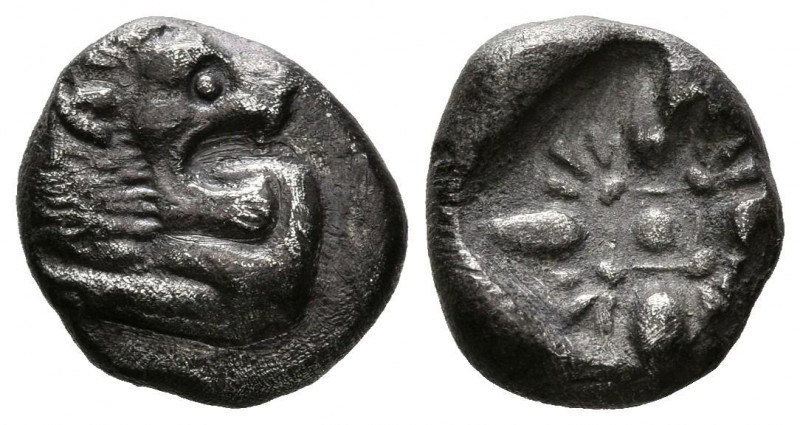 JONIA, Miletos. Dracma. (Ar. 1,19g/10mm). 510-494 a.C. (SNG Copenhagen 952). Anv...