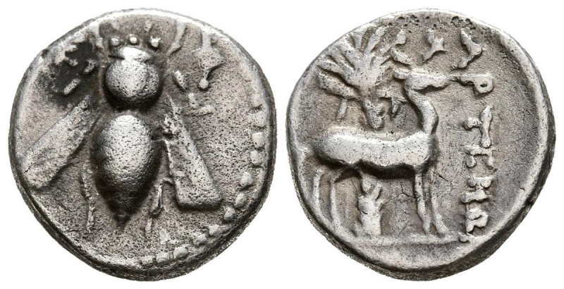 JONIA, Efeso. Dracma. (Ar. 3,95g/16mm). 202-150 a.C. (SNG Copenhagen 284). Anv: ...