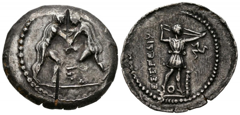 PAMPHYLIA, Aspendos. Estátera. (Ar. 8,47g/26mm). 330-250 a.C. (SNG von Aulock 45...