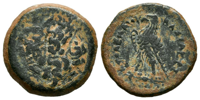 REINO PTOLEMAICO, Ptolomeo II. Ae16. (Ae. 3,02g/16mm). 285-246 a.C. Alejandría. ...
