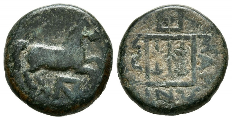 TRACIA, Maroneia. Ae15. (Ae. 3,39g/15mm). 400-350 a.C. (SNG Copenhagen 632). Anv...