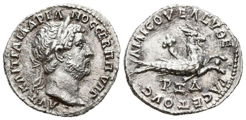 ADRIANO. Dracma. (Ar. 2,44g/19mm). 132-133 d.C. Pontos, Amisos. (RPC 1252). Anv:...