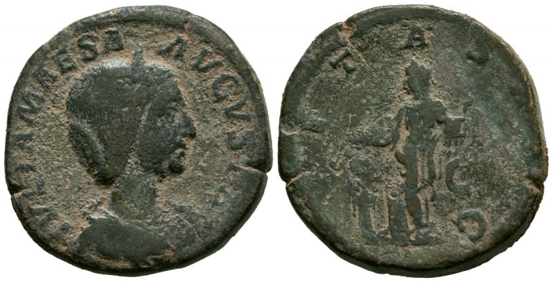 JULIA MAESA. Sestercio. (Ae. 27,27g/30mm). 218-220 d.C. Roma. (RIC 414). Anv: Bu...