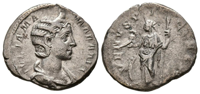 JULIA MAMAEA. Denario. (Ar. 2,65g/19mm). 222-235 d.C. Roma. (RIC 358). Anv: Bust...