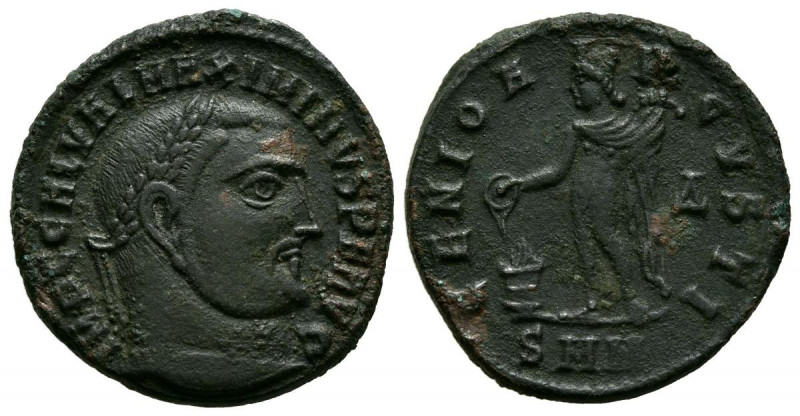 MAXIMINO II. Follis. (Ae. 4,65g/21mm). 312 d.C. Nicomedia. (RIC 71b). Anv: Busto...