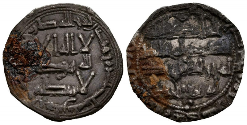 EMIRATO INDEPENDIENTE, Abd al- Rahman II. Dirham. (Ar. 1,83g/28mm). 216 H. Al-An...