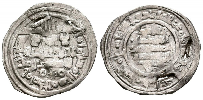 CALIFATO HAMMUDI, Ali ibn Hammud. Dirham. (Ar. 2,82g/32mm). 408H. Madinat Sabta ...