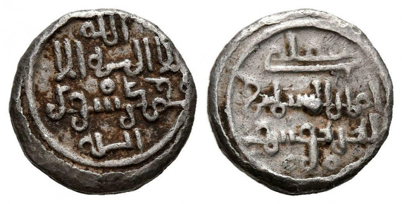 ALMORAVIDES, Alí Ibn Yusuf. Quirate. (Ar. 0,94g/10mm). 500-537H. (Vives 1695; Ha...