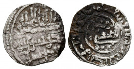 ALMORAVIDES, Ali ibn Yusuf y el Emir Sir. Quirate. (Ar. 0,52g/11mm). 522-533H. (Vives no cita; Hazard no cita; Benito Cf12 cita Eustache 341A (lectura...