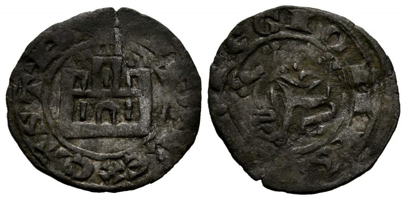 ALFONSO X (1252-1284). Maravedí prieto. (Ve. 0,83g/17mm). Sin ceca. (FAB-276). A...