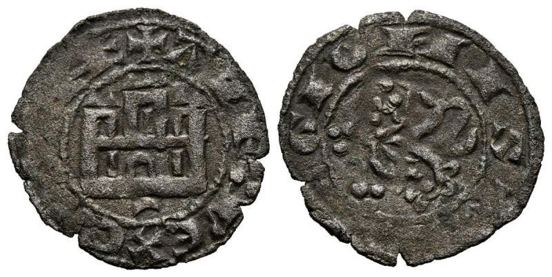 ALFONSO X (1252-1284). Maravedí prieto. (Ve. 0,53g/17mm). Cuenca. (FAB-277.1). A...