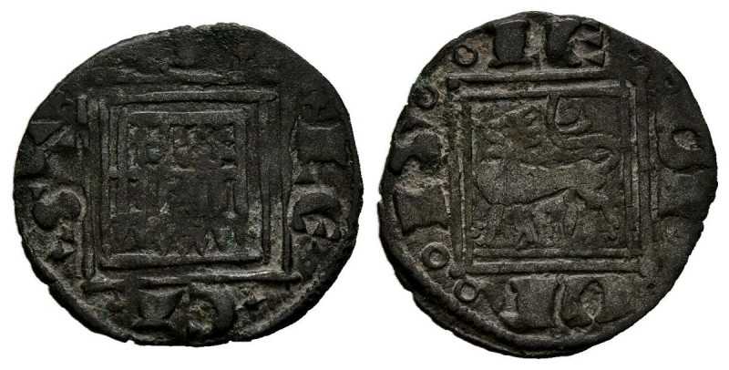 ALFONSO X (1252-1284). Obolo (Ve. 0,57g/15mm). Sin marca de ceca. (FAB-280). Anv...