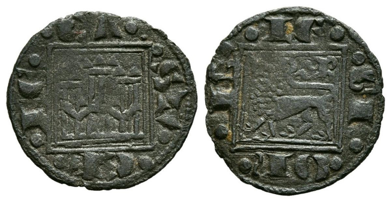 ALFONSO X (1252-1284). Obolo. (Ae. 0,54g/14mm). Sin marca de ceca. (FAB-280). An...