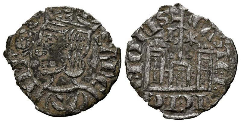 SANCHO IV (1284-1295). Cornado. (Ve. 0,61g/18mm). Burgos. (FAB-296.3). Anv: Bust...