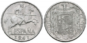 ESTADO ESPAÑOL (1936-1975). 10 Céntimos. (Al. 1,84g/23mm). 1941. Madrid. (Cal-2019-8). PLUS. EBC.