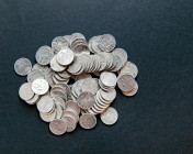ESTADO ESPAÑOL (1936-1975). Conjunto de 92 monedas de 10 Céntimos de 1953. (Cal-2019-12). Todas las monedas en estado SC y procedentes de cartucho. A ...
