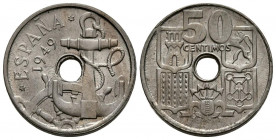 ESTADO ESPAÑOL (1936-1975). 50 Céntimos. (Cu-Ni. 4,35g/20mm). 1949 *19-54. Madrid. (Cal-2019-25). SC.