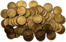 ESTADO ESPAÑOL (1936-1975). Conjunto de 66 monedas de 1 Peseta 1963 *65/66 (47 y 19 pieza de cada estrella respectivamente). Todas las monedas en esta...