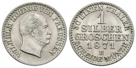 ALEMANIA. 1 Groschen. (Ar. 2,20g/18mm). 1871. Breslau B. (Km#485). SC.