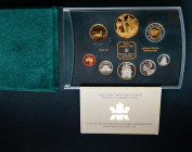 CANADÁ. Set completo del Golden Jubilee de la Reina Isabel II. 1952-2002. 8 piezas en total, en su mayoría de plata y con valores comprendidos entre 1...
