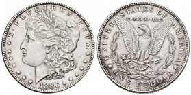 ESTADOS UNIDOS. 1 Dollar. (Ar. 26,74g/38mm). 1886. Philadephia. (Km#110). EBC-. Marquitas.