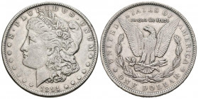 ESTADOS UNIDOS. 1 Dollar. (Ar. 26,67g/38mm). 1891. Philadelphia. (Km#110). MBC+.