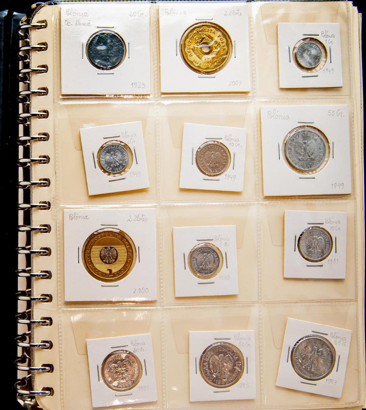 MONEDA MUNDIAL. Magnífica colección formada por alrededor de 1500 monedas acuñad...