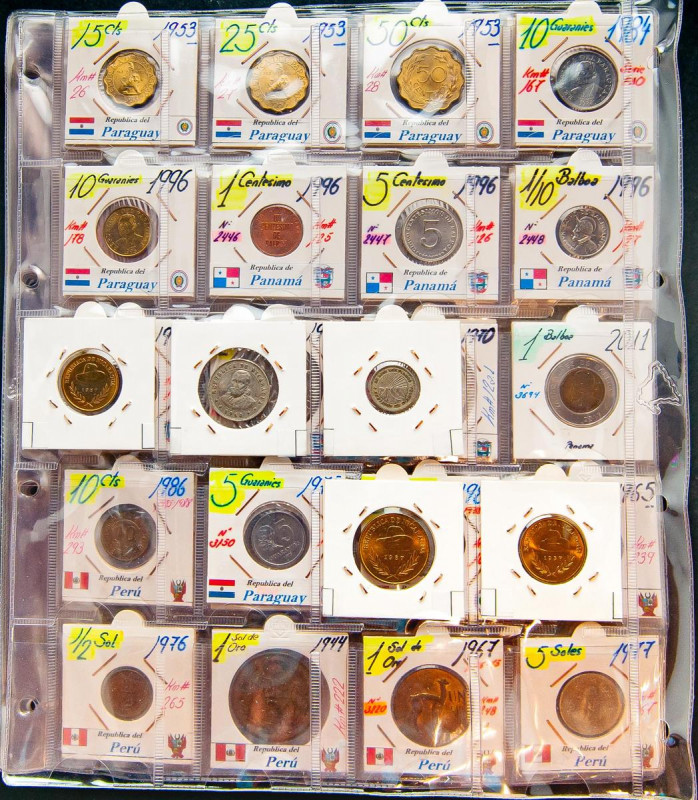 MONEDAS EXTRANJERAS. Extensa y completa colección compuesta por más de 4000 mone...