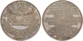 DEUTSCHLAND
Anhalt-Bernburg, Herzogtum. Alexander Karl, 1834-1863. Silbermedaille 1834. Auf den Besuch des Herzogspaares, Alexander Carl und Friederi...