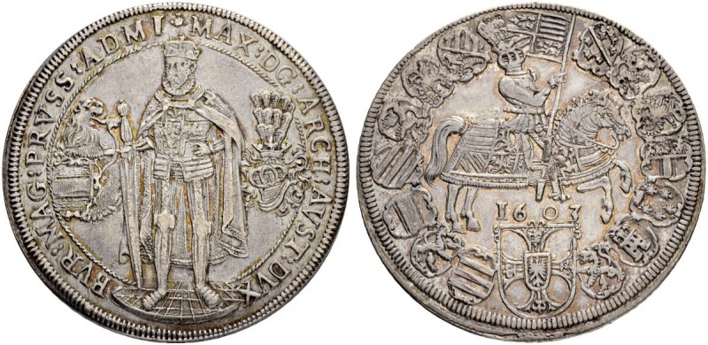 DEUTSCHLAND
Deutscher Orden. Maximilian I. von Österreich, 1590-1618. Taler 160...