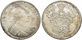 DEUTSCHLAND
Jever, Herrschaft. Friedrich August von Anhalt-Zerbst, 1747-1793. 2/3 Taler 1763, Harzgerode oder Bernburg. 13.04 g. Merzdorf 123. Mann 4...