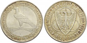 DEUTSCHLAND
Weimarer Republik. 5 Reichsmark 1930 A, Berlin. Zur Rheinlandräumung. 24.95 g. J. 346. Hübsche Patina / Attractive patina. FDC / Uncircul...