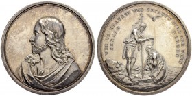DEUTSCHLAND
Medaillen. Miscellanea. Taufe und Firmung. Silbermedaille o. J. (um 1800). Taufgeschenk. Stempel von Hauer nach Joh. V. Döll. Brustbild C...