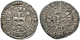 FRANKREICH
Königreich und Republik. Charles V. 1364-1380. Blanc au K o. J. (20.4.1365). 2.42 g. Duplessy 363. Ciani 471. Winzige Kratzer / Tiny scrat...