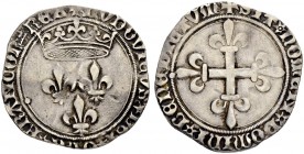 FRANKREICH
Königreich und Republik. Louis XI. 1461-1483. Gros de Roi o. J. (26.5.1447), Paris. 2.98 g. Duplessy 548. Ciani 752. Knapper Schrötling un...