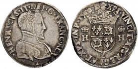 FRANKREICH
Königreich und Republik. Francois II. 1559-1560. Teston 1560 Z, Grenoble. 9.46 g. Duplessy 1337. Ciani 1299. Sehr schön / Very fine. (~€ 1...