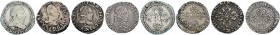 FRANKREICH
Königreich und Republik. Henri III. 1574-1589. 1/4 Franc 1577 M, 1578 A, 1578 "9", 1587 C. Ciani 1432, 1433. Schön und sehr schön / Fine a...