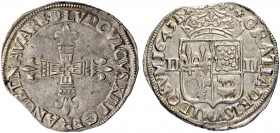 FRANKREICH
Königreich und Republik. Louis XIII. 1610-1643. 1/4 Ecu de France-Navarre-Béarn 1643, Pau. 9.64 g. Gadoury 30. Vorzüglich / Extremely fine...