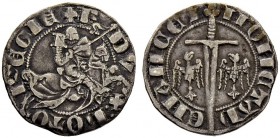 FRANKREICH
Lothringen, Herzogtum. Ferry IV. 1312-1329. 1/4 Groschen (Spadin) o. J. 0.97 g. Flon 394,2. Sehr schön / Very fine. (~€ 85/~US$ 105)