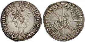 FRANKREICH
Lothringen, Herzogtum. Karl II. 1390-1431. Groschen o. J., Nancy. 2.87 g. Flon 431,28. Sehr selten / Very rare. Hübsche Patina / Attractiv...