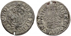 FRANKREICH
Lothringen, Herzogtum. Heinrich II. 1608-1624. 1/2 Groschen o. J., Nancy. 0.79 g. Flon 683,71. Schrötlingsfehler / Flan defect. Sehr schön...