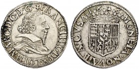FRANKREICH
Lothringen, Herzogtum. Franz II., Graf von Salm, 1624-1632. Teston 1626, Badonviller. 8.96 g. Flon 781,5. Sehr schön / Very fine. (~€ 130/...