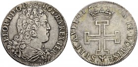 FRANKREICH
Lothringen, Herzogtum. Leopold I. 1690-1729. Teston 1711, Nancy. 8.30 g. Flon 889,66. Sehr schön / Very fine. (~€ 130/~US$ 160)