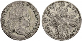 FRANKREICH
Lothringen, Herzogtum. Leopold I. 1690-1729. Masson de 12 sous 6 deniers 1728, Nancy. 3.28 g. Flon 930,161. Kleiner Schrötlingsfehler / Mi...