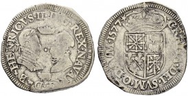 FRANKREICH
Navarra, Königreich. Henri II. 1572-1589. Teston 1577, Pau. 9.26 g. Duplessy 1315. Poey d'Avant 3474. Fast sehr schön / About very fine. (...